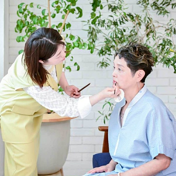 わたなべ さとみさん 支度の様子